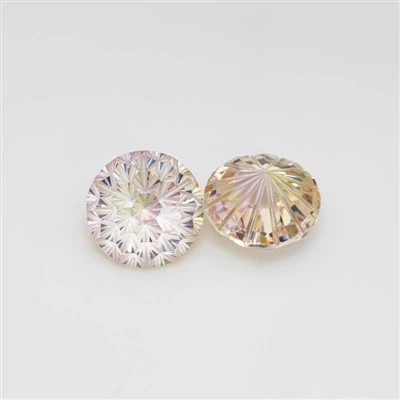 ສີບົວນາວປະສົມ Firework ຕັດ Cubic Zirconia